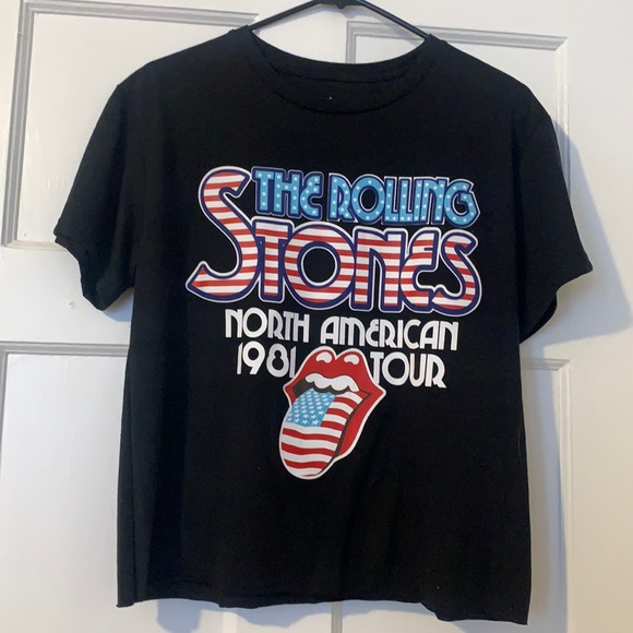 NWOT Rolling Stones Fitted American Top - Picture 1 of 2